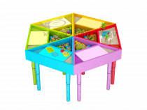 Творческая лаборатория. Стол для детей. Комплектация максимальная. - «globural.ru» - Воткинск