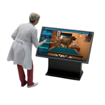 Виртуальный учебный комплекс «Процедурный тренажер ветеринарного врача». Комплектация интерактивный стол - «globural.ru» - Воткинск