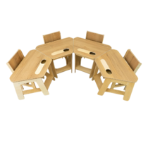 Комплект детских столов и стульев для детей с 3 до 7 лет (4 комплекта)  - «globural.ru» - Воткинск