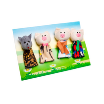 Набор пальчиковых кукол к сказке "Три поросенка" - «globural.ru» - Воткинск