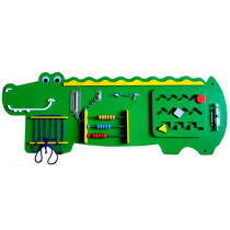 Бизиборд "Зелёный крокодильчик" - «globural.ru» - Воткинск