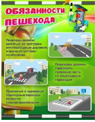 Стенд "Обязанности пешехода" - «globural.ru» - Воткинск