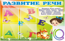 Стенд "Развитие речи" (вариант 1) - «globural.ru» - Воткинск