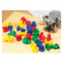 Игра на сенсомоторное развитие "Гайки и болтики" - «globural.ru» - Воткинск