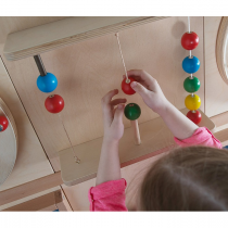 Тактильно-развивающая панель «Магнитные шарики» (вариант 1) - «globural.ru» - Воткинск