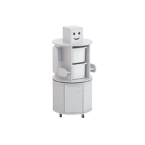 Тумба поворотная Робот-Робик (серый/белый) - «globural.ru» - Воткинск