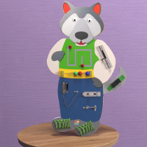 Бизиборд «Волчок-серый бочок» - «globural.ru» - Воткинск