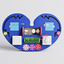 Бизиборд "Большое синее сердце" - «globural.ru» - Воткинск