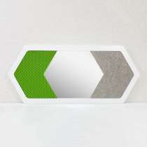 Декоративная тактильная панель 3в1 - «Ворс, Зеркало, Резина» - «globural.ru» - Воткинск