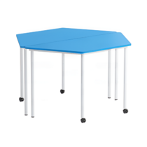 Комплект столов - трапеция (нерегулируемый) на 2 -х колесах - «globural.ru» - Воткинск