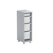 Стеллаж с лотками Робик 001 (серый) - «globural.ru» - Воткинск