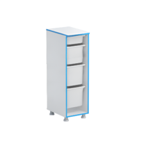 Стеллаж с лотками Робик 001 (белый) - «globural.ru» - Воткинск