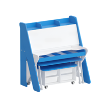 Набор мебели «Конструкторское бюро» (белый/синий) - «globural.ru» - Воткинск