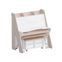 Набор мебели «Конструкторское бюро» (дуб молочный/белый) - «globural.ru» - Воткинск