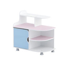 Тумба для пособий (белый/зефир/прибрежный синий)  - «globural.ru» - Воткинск