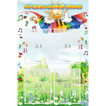 Стенд "Музыкальный киоск" с 4 карманами - «globural.ru» - Воткинск