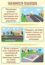 Стенд "Обязанности пешехода часть 2" - «globural.ru» - Воткинск