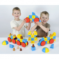 Набор Полидрон Магнитные блоки 3D Супер (комплект на группу, 68 деталей) - «globural.ru» - Воткинск