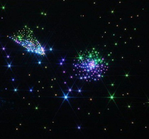 Фиброоптический ковер “Млечный путь” напольный 300 точек 200х100 - «globural.ru» - Воткинск