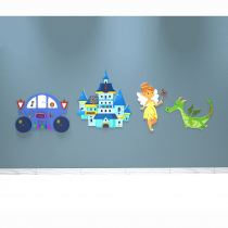 Комплект бизибордов "В сказочном королевстве 4 в 1" - «globural.ru» - Воткинск