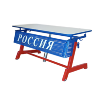 Стол ученический двухместный "Патриот-2п" на газовом лифте (р.гр. № 3-7 и наклоном столешницы ) - «globural.ru» - Воткинск