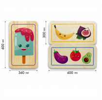 Набор стеновых панелей «Милая еда - Радуга вкуса» - «globural.ru» - Воткинск