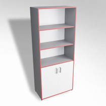 Шкаф широкий открытый с закрытой тумбой ТР2 ЛДСП - «globural.ru» - Воткинск