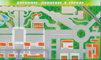 Доска магнитно-маркерная панорамная "Дорожное движение в городе" - «globural.ru» - Воткинск