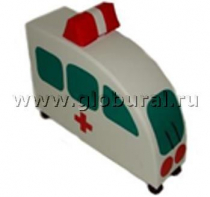 Напольная мягкая игрушка «Скорая помощь» каталка - «globural.ru» - Воткинск