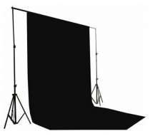 Фотофон для фото и видео 3х6 м Черный - «globural.ru» - Воткинск