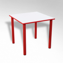 Стол квадратный ТР нерегулируемый на металлокаркасе  - «globural.ru» - Воткинск