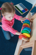 Тактильно-развивающая панель «Цветные круги» (вариант 1) - «globural.ru» - Воткинск