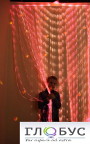 Мерцающий занавес в комплекте с источником света (ширина: 160 см количество нитей: 160 штук) - «globural.ru» - Воткинск