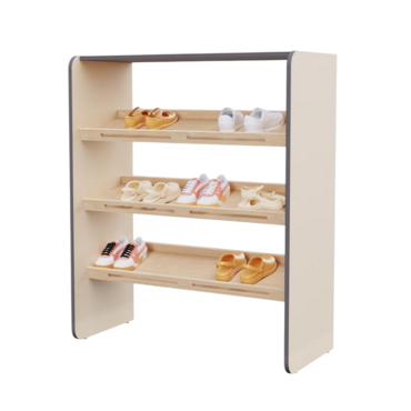 Полка для обуви во входную группу из коллекции мебели «НЕГА» (цвет бежевый) - «globural.ru» - Воткинск