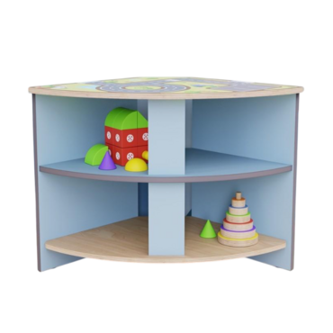 Угловое место для хранения из коллекции «НЕГА» (голубой) - «globural.ru» - Воткинск