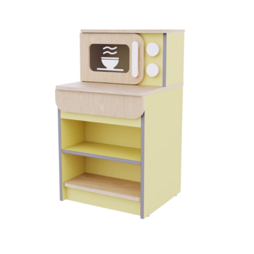 Модуль с микроволновкой из коллекции «НЕГА» (желтый) - «globural.ru» - Воткинск