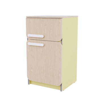 Холодильник из коллекции «НЕГА» (желтый) - «globural.ru» - Воткинск