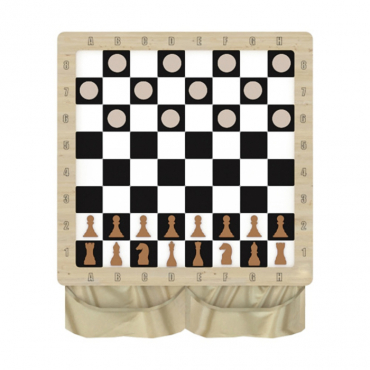 Настенная игра «2 в 1 шашки + шахматы» - «globural.ru» - Воткинск