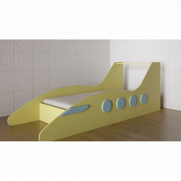 Детская кровать-самолет «Аэробус» - «globural.ru» - Воткинск