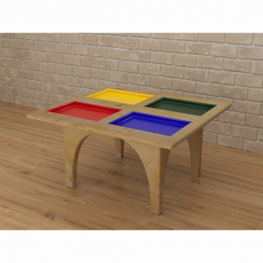 Игровой стол для занятий сенсорной интеграцией 4 цвета - «globural.ru» - Воткинск