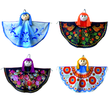 Набор кукол платковых "Народные промыслы" 4 штуки - «globural.ru» - Воткинск