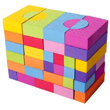 Конструктор мягкий 56 блоков - «globural.ru» - Воткинск