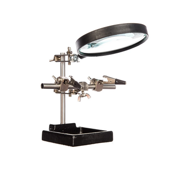 Держатель третья рука с лупой - «globural.ru» - Воткинск