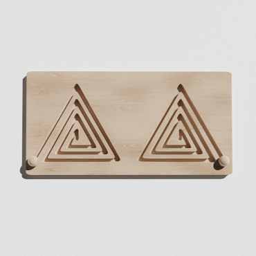 Такт-панель "Треугольный лабиринт №14" - «globural.ru» - Воткинск