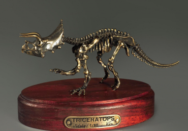 Модель скелета динозавра Triceratops - «globural.ru» - Воткинск
