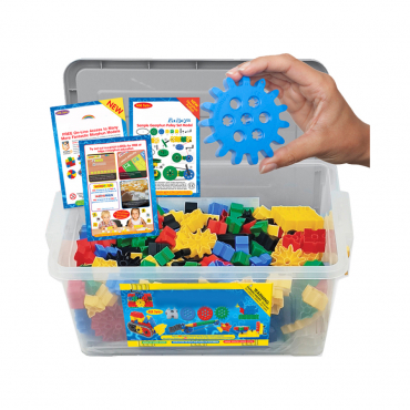 Конструктор "Шестеренки, шкивы" 400 деталей - «globural.ru» - Воткинск