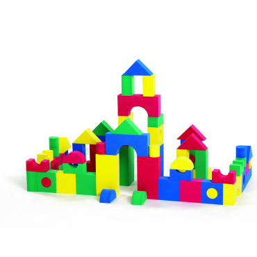 Блоки геометрические мягкие. Набор для класса. - «globural.ru» - Воткинск