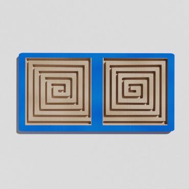 Такт-панель "Синий лабиринт № 3" - «globural.ru» - Воткинск