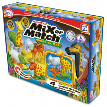 Магнитный конструктор "Смешай и собери". Животные. Стартовый набор - «globural.ru» - Воткинск