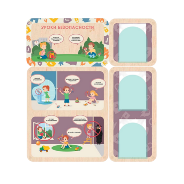 Информационный стенд «Уроки безопасности» 100.5 х 111 см - «globural.ru» - Воткинск